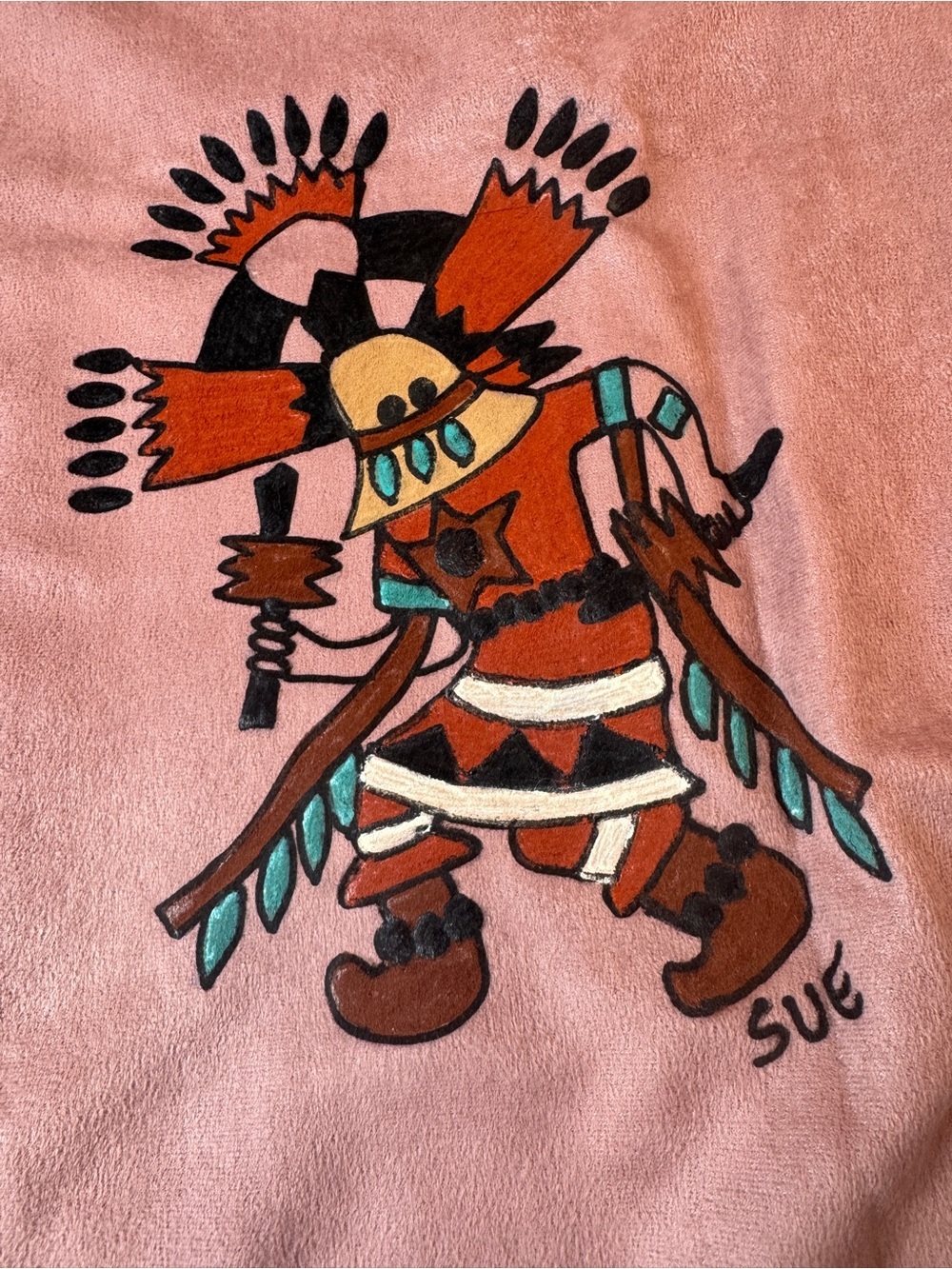 NWT Vintage Tops 'n Bottoms Southwest Wrap Skirt - Picture 5 of 5